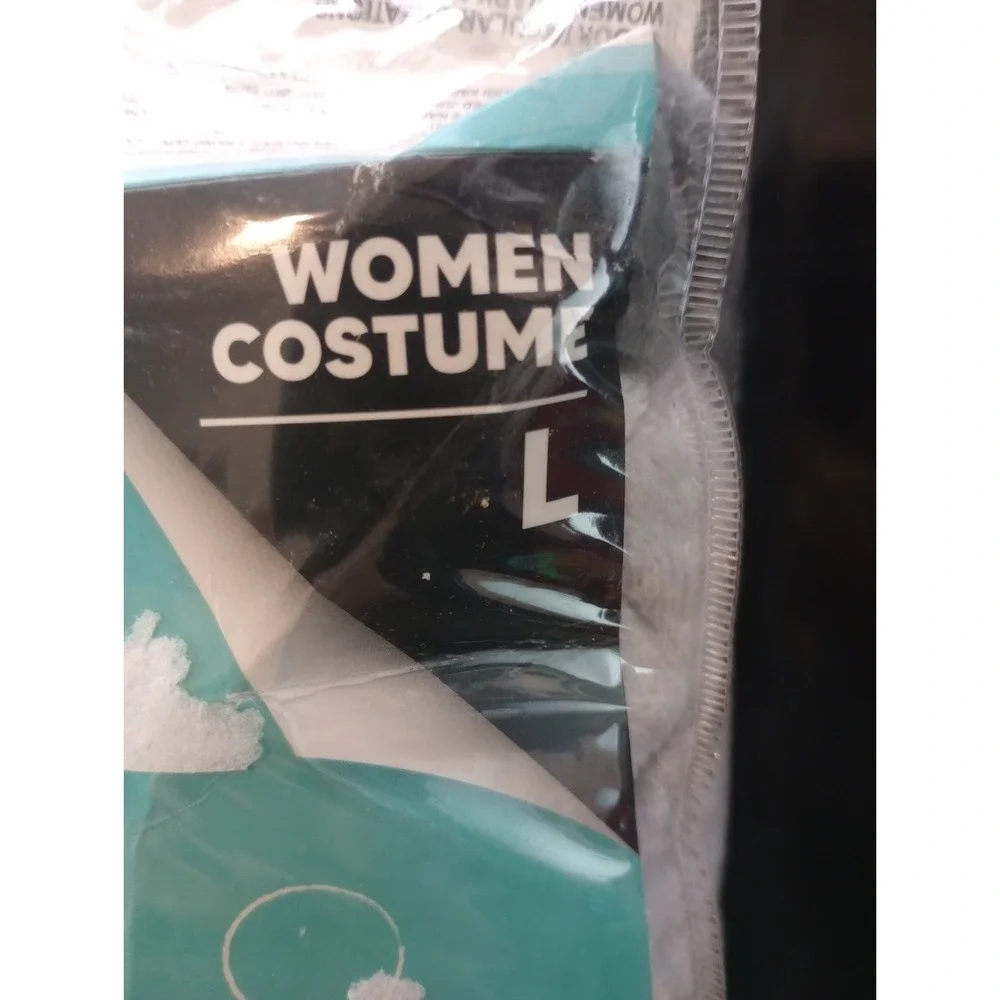 Spooktacular Creations Shark Costume Adult Women's Large Hooded Jumpsuit NIP